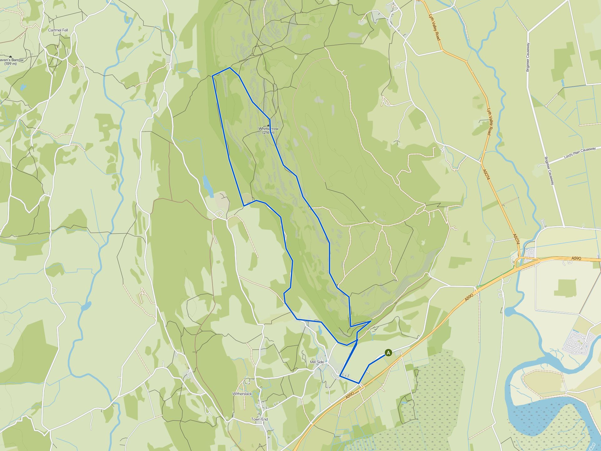 The best walks and hikes around Witherslack, Meathop And Ulpha | Komoot